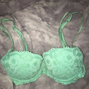 Victoria’s Secret green balconette bra